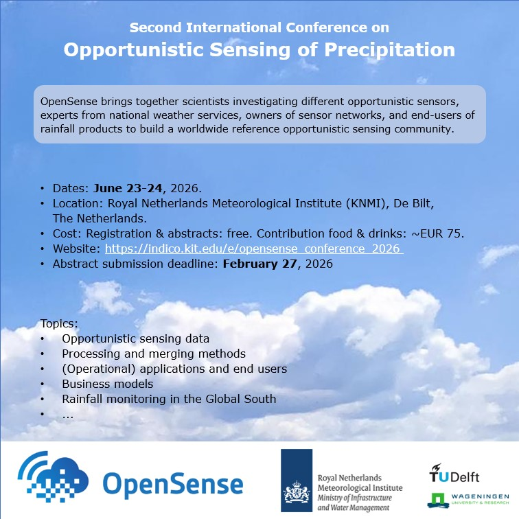 International Conference on Opportunistic Sensing of Precipitation